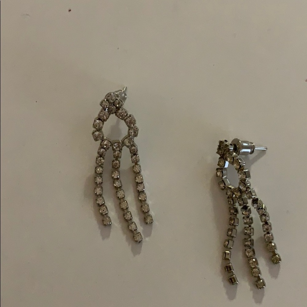Silver earrings